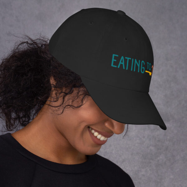 “Eating to 100” Classic Dad Hat - Image 3