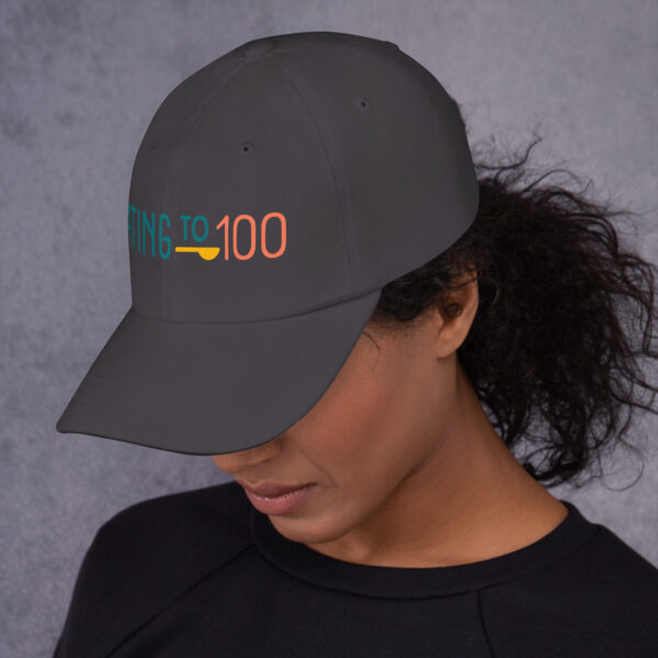 “Eating to 100” Classic Dad Hat - Image 4