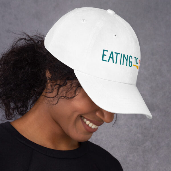 “Eating to 100” Classic Dad Hat - Image 8