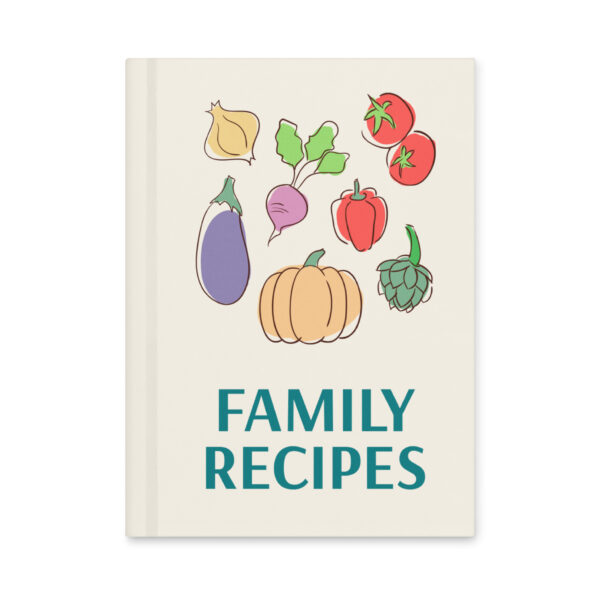 Family Recipes Hardcover Journal – A Kitchen Keepsake - Image 2