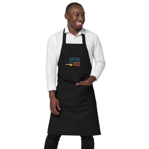 “Eating to 100” Organic Cotton Apron