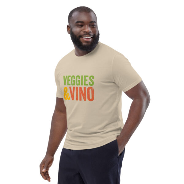 Veggies & Vino Organic Cotton Tee - Image 2