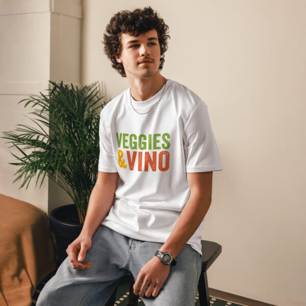 Veggies & Vino Organic Cotton Tee - Image 5