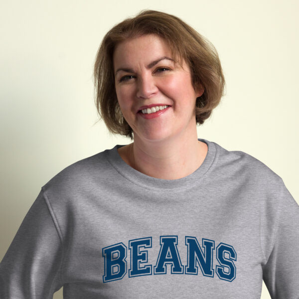 BEANS Varsity Sweatshirt – Organic & Iconic - Image 4
